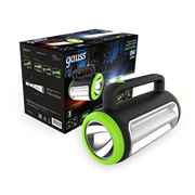 Gauss Фонарь прожекторный модель GFL603 8W 400lm lead acid 1500mAh диммируемый LED 1/10/20 GF603