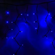 NEON-NIGHT Гирлянда Айсикл (бахрома) светодиодный, 5,6 х 0,9 м, черный провод "КАУЧУК", 230 В, диоды синие, 240 LED 255-243 NEON-NIGHT Гирлянда Айсикл (бахрома) светодиодный, 5,6 х 0,9 м, черный провод "КАУЧУК", 230 В, диоды синие, 240 LED 255-243