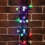 NEON-NIGHT Гирлянда "Мультишарики" Ø23 мм, 10 м, черный ПВХ, 80 диодов, цвет RGB 303-519 NEON-NIGHT Гирлянда "Мультишарики" Ø23 мм, 10 м, черный ПВХ, 80 диодов, цвет RGB 303-519