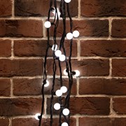NEON-NIGHT Гирлянда Мультишарики Ø23 мм, 10 м, черный каучук, 80 LED, постоянное свечение, цвет Белый 303-595 NEON-NIGHT Гирлянда Мультишарики Ø23 мм, 10 м, черный каучук, 80 LED, постоянное свечение, цвет Белый 303-595