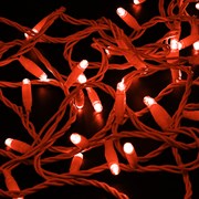 NEON-NIGHT Гирлянда Нить 10м, постоянное свечение, белый ПВХ, 230В, цвет: Красный 305-162 NEON-NIGHT Гирлянда Нить 10м, постоянное свечение, белый ПВХ, 230В, цвет: Красный 305-162