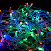 NEON-NIGHT Гирлянда Нить 10м, постоянное свечение, прозрачный ПВХ, 230В, цвет: Мультиколор 305-189 NEON-NIGHT Гирлянда Нить 10м, постоянное свечение, прозрачный ПВХ, 230В, цвет: Мультиколор 305-189