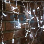 NEON-NIGHT Гирлянда "Айсикл" 4,8х0,6 м, с эффектом мерцания, белый ПВХ, 176LED, цвет: Белый, 230В 255-165