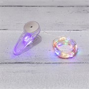 NEON-NIGHT Гирлянда «Роса» с прищепкой 3 м, 30 LED, цвет свечения мультиколор, 2хCR2032 в комплекте NEON-NIGHT 302-019