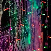 NEON-NIGHT Гирлянда "Светодиодный Дождь" 2х2м, свечение с динамикой, прозрачный провод, 230 В, диоды RGB, 200 LED 235-349