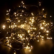 NEON-NIGHT Гирлянда модульная "Дюраплей LED" 20м 200 LED черный каучук , мерцающий "Flashing" (каждый 5-й диод), ТЕПЛЫЙ БЕЛЫЙ 315-176