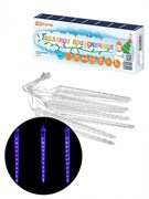 TDM Гирлянда светодиодная "Сосульки фигурные" 2,1 м, 176LED, 8 шт, падающий синий свет, 250 В, IP44 SQ0361-0096 TDM Гирлянда светодиодная "Сосульки фигурные" 2,1 м, 176LED, 8 шт, падающий синий свет, 250 В, IP44 SQ0361-0096