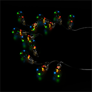 Gauss Гирлянда садовая на солнечной батарее 10 LED ламп Большие Шары, мультицвет Solar, 1/12 GS035