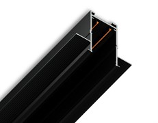 Ambrella Шинопровод встраиваемый под ГКЛ 12,6мм Magnetic 220V GL1010 BK черный IP20 2000*62.5*56 (заглушки в комплекте) GL1010
