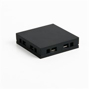 Elektrostandard Flat Magnetic Четырёхсторонний соединитель для накладного шинопровода (чёрный) 85003/00 a063738