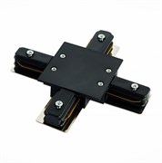 ST Luce ST013.449.00 Коннектор X-образный для однофазного встраиваемого шинопровода Черный ST013.449.00