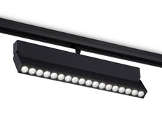 Ambrella Светильник светодиодный трековый для шинопровода Magnetic GL4081 BK черный 18W 4200K 48V 24° 325*22*45 GL4081