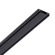 Novotech 135193 SHINO NT23 000 черный Низковольтный накладной шинопровод 1м, заглушки в комплекте IP20 48V SMAL 135193