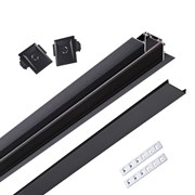 Novotech 135197 SHINO NT23 000 черный Низковольтный шинопровод для встраиваемого монтажа в ГКЛ 1м IP20 48V SMAL 135197