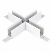 ST LUCE ST007.589.00 Коннектор X-образный для подвесногонакладного магнитного  шинопровода Белый ST007.589.00