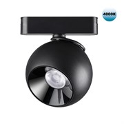 Novotech 359100 SHINO NT23 000 черный Трековый светильник для низков. шинопровода IP20 LED 4000K 12W 48V 960Лм SMAL 359100