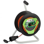 ЭРА Удлинитель силовой RP-1-2x0.75-30m на пластиковой катушке без заземления 1 розетка 30м ПВС 2х0,75мм2 Б0059768