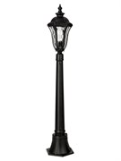 TDM Светильник садово-парковый "Вена" 1х60 Вт, столб, H1050 мм, алюм., прозрачное/чёрный, Е27 SQ0330-2062
