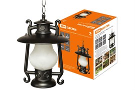 TDM Светильник садово-парковый "Кантри" 60 Вт, подвес, матовое/черный, Е27 SQ0330-0100