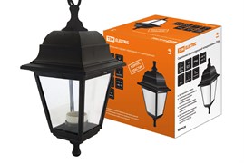 TDM Светильник садово-парковый НСУ 04-60-001 четырехгранник, подвес, пластик, черный SQ0330-0706