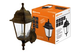 TDM Светильник садово-парковый НБУ 04-60-001 четырехгранник, настенный, пластик, бронза SQ0330-0714