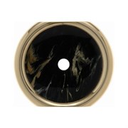 Декоративная промежуточная накладка для поворотных выключателей/кнопок, Berker Palazzo цвет: Чёрный 109512