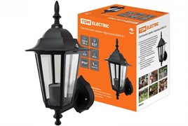 TDM Светильник 6060-01 садово-парковый шестигранник, 60Вт, вверх, черный SQ0330-0001