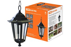 TDM Светильник 6100-05 садово-парковый шестигранник, 100Вт, подвес, черный SQ0330-0010