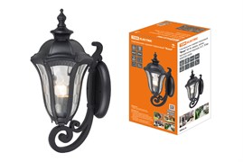 TDM Светильник садово-парковый "Вена" 60 Вт, вверх, алюм., прозрачное/черный, Е27 SQ0330-0204