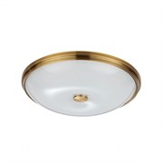 Odeon Light 4956/5 WALLI ODL22 511 античн.бронза/металл/белый/стекло Настенно-потолочн.светильн. E14 5*40W PELOW 4956/5