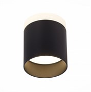ST Luce ST102.442.12 Светильник потолочный Черный LED 1*12W 4000K 936Lm Ra>80 120° IP20 D100xH90 170-240V ST102.442.12