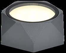 IEK Светильник уличный 5304 потолочный GX53 IP65 серый LT-UPU0-5304-GX53-1-K03