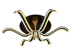 Ambrella Потолочный светодиодный светильник с пультом FL144/6 CF кофе 84W D900*200 (ПДУ РАДИО 2.4) FL144
