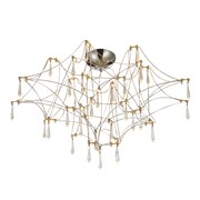 ST LUCE SL6601.102.78 Светильник потолочный Хром/Прозрачный LED 78*0,35W 3000K SL6601.102.78