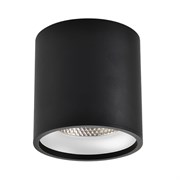 ST LUCE ST165.442.12 Светильник потолочный Черный LED 1*12W 4000K 840Lm Ra>90 36° IP44 D80xH85 85-265V ST165.442.12