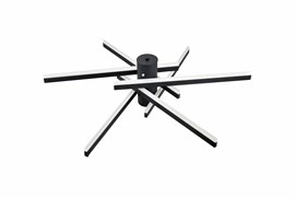 Светильник потолочный светодиодный Rivoli Violet 6180-201 LED 90Вт 3000-6000К чёрный с пультом Б0068479