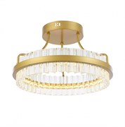 ST Luce SL383.202.01 Светильник потолочный Матовое золото/Прозрачный LED 1*34W SL383.202.01
