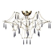 ST LUCE  SL6601.202.78 Светильник потолочный Золотистый/Прозрачный LED 78*0,35W 3000K SL6601.202.78