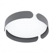 Eglo 99621 Светильник потолочный VALCASOTTOS, LED 24W, 2050lm, H75, Ø350, сталь/пластик, белый/черный 99621