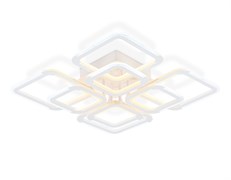 Ambrella Светильник светодиодный потолочный FA8950/4+4 WH белый 101W 3000-6000K 540*540*120 (ПДУ ИК) FA8950