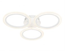 Ambrella Потолочный светодиодный светильник с пультом FA4052/3 WH белый 4200K/3000/6400K 51W D580*80 (ПДУ ИК) FA4052