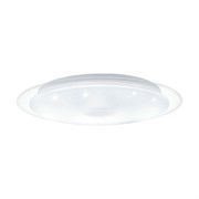 Eglo 98323 Светодный потолочный светильник LANCIANO 1, 24W (LED), 400, H75, 1900lm, cталь, белый, прозрачный 98323