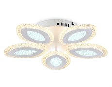 Ambrella Светильник потолочный светодиодный с пультом FA4015/5 WH белый 76W 3000K+6400K/4200K/6400K+3000K D490*85 (ПДУ ИК) FA4015