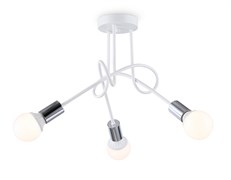 Ambrella Потолочный светильник в стиле лофт TR80414/3 WH/CH белый/хром E27/3 max 60W D670*370 TR80414