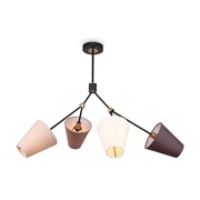 Freya Modern Потолочный светильник Черный FR5370CL-04B