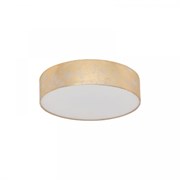 Eglo 97641 Потолочный светильник VISERBELLA, 1х60W (E27), 380, H110, cталь, шампань / текстиль, золотой 97641