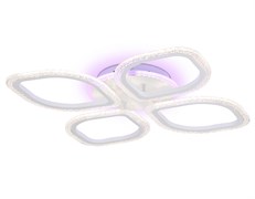 Ambrella Светильник потолочный светодиодный с пультом FA4501/4 WH белый 75W 3000K+BL/4200K+PU/3000K+6400K 500*500*75 (ПДУ ИК) FA4501