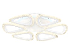 Ambrella Светильник потолочный светодиодный с пультом FA4518/6 WH белый 80W 4200K/3000K+6400K/6400K+3000K D450*80 (ПДУ ИК) FA4518