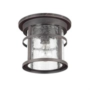 Odeon Light 4044/1C ODL18 718 черный/патина Уличный потолочный светильник IP44 E27 60W 220V VIRTA 4044/1C
