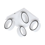 Eglo 39587 Светодиодный настенно-потолочный светильник ALBARIZA, 4x5W(LED), алюминий, сталь, белый, хром 39587